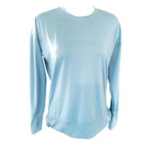Bench Blue Long Sleeve Relaxed fit Sweatshirt, soft, lightweight, size Small